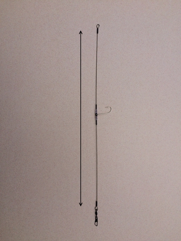 New Drop Shot Wire Bottom Fishing Rigs 15 Inch Rigid by 123 Fishing