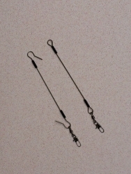 4 inch wire fishing leader