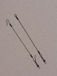 6 inch wire fishing leader