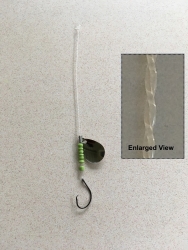 DIY - 3/0 Saltwater Circle Hook - Green Beads
